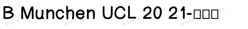 B Munchen UCL 20 21字体转换